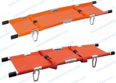 China Patients Emergency Rescue Stretcher Light Weighted Aluminum Alloy Framed for sale