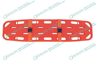 China Firmness PE spine board with safe belts with no discharge contaminator for sale