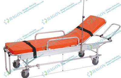 China Low frame wheeled stretcher , aluminum alloy paramedic stretcher with opening circles for sale