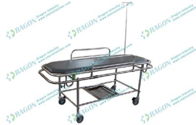 China Detachable stainless steel ambulance evacuation stretcher with safety lock for sale