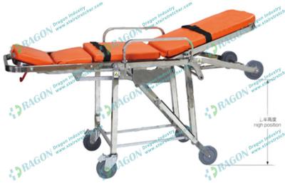 China Comfortable folding wheelchair ambulance stretcher lifts for transporting patients for sale