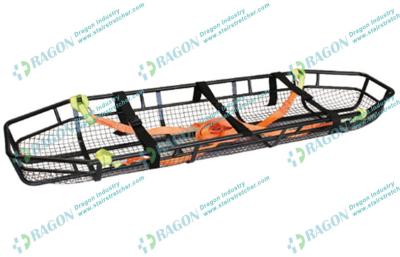 China Iron with spraying plastics Rescue Basket Stretcher , lightweight first aid stretcher for sale