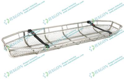 China Stainless steel Rescue Basket Stretcher with adjustable feet - securing mechanism for sale