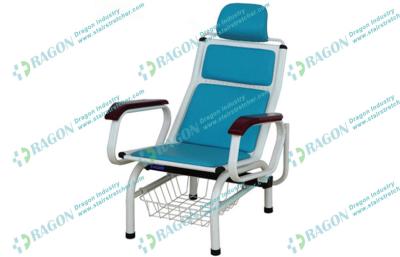 China Cuero artificial del PVC y silla revestida de acero de la transfusión para el hospital, clínicos en venta