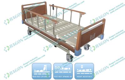 China Collapsible Aluminium Guardrails medical electric beds Height adjustable 380 - 650mm for sale