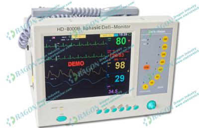 Κίνα Διφασικός Defibrillator διεπαφών συνύπαρξης προϊόντων πρώτων βοηθειών μέτρου αίματος προς πώληση