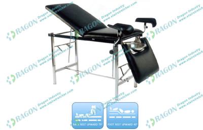 China Stainless Steel Frame hospital Medical Examination Couch / table with PU Surface for sale