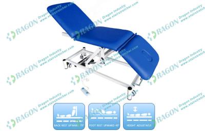 China Foldable Medical Examination Couch with Gas Spring , gynecological exam table for sale