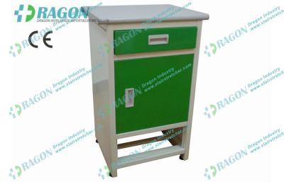 China Steel Frame Lockers Hospital Furnitures Bedside Cabinet with Density Board for sale