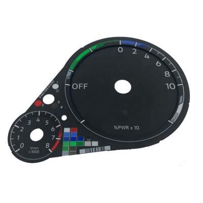 China Custom good dashboard and light transmission OEM 3D ODM screen printing auto dashboard tachometer for cars for sale