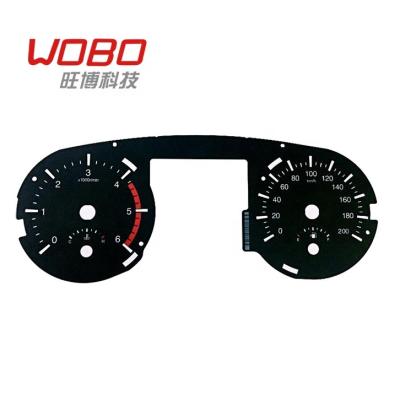 China Good Light Transmission 2 D Automobile Tachometer Dashboard For Universal Instrument Cluster Panel for sale