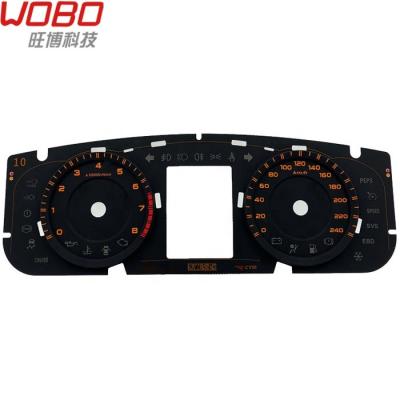 China Good lightweight transimition 3 D speedometer RPM customization screen printing PC in auto instrument cluster panel for sale