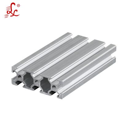 China 2060 frame,20x60t slot extrusion aluminum robot barrier perfile industrial aluminum profiles for sale