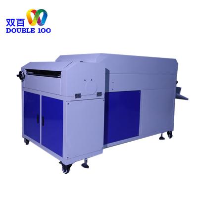 China machinery & Material DOUBLE 100 Velvet Varnish Coating Machine Soft Touch Coating Machine Velvet UV Coating Machine for sale