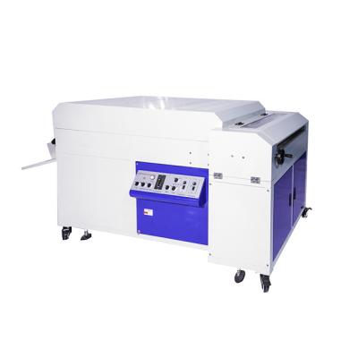 China machinery & Material Double 100 650mm Soft Touch Velvet UV Coating Machine for sale