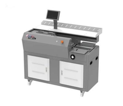 China Desktop Glue TT300 Equipment Book Single Roller Perfect Thermal Binding Binding Creasing Machine 1300*500*950mm for sale