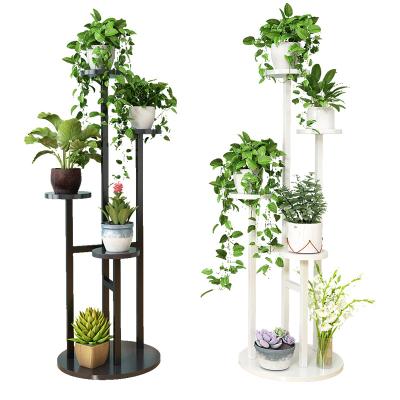 China Factory special offer modern multi-layer type flower stand living room balcony floor rack for sale