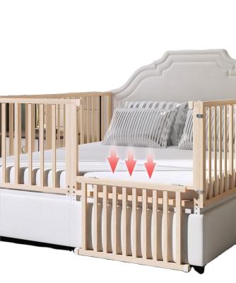 China Modern Fashion Simple Solid Wood Children's Guardrail Baby Anti-Fall Anti-Bed Fence for sale