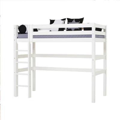 China Modern Widely Used White Solid Wood Bunk Beds Children's Top Quality Bed for sale