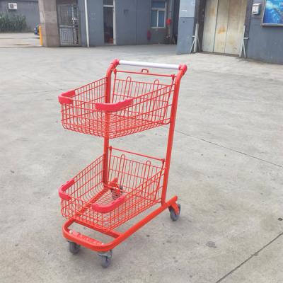 China Durable Hand Push Trolley Carts For Boutique Store for sale