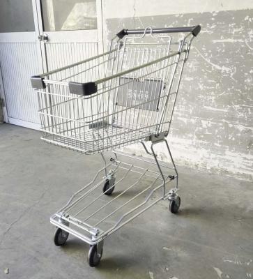 China Unfolding High Quality Different Color Flexible Supermarket Shopping Cart Y60 for sale