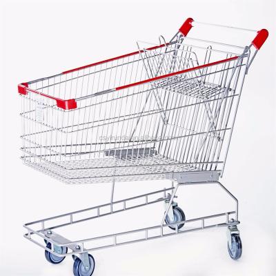 China Popular Unfolding AO212 Liter 4 Wheel Supermarket Shopping Trolley , Shopping Cart for sale