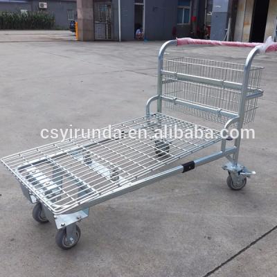 China Storage Warehouse Transporting Cargo Cart With Large Capacity for sale