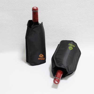 China Waterproof To Keep Wine Cool 2-3 Hours Wine Logo Freeze Ice Pack Custom Wine Cooler Sleeve For Picnic Camping Outing for sale