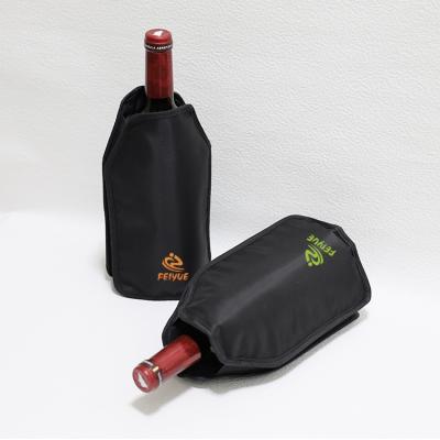 China Customized logo waterproof gel 1-2 hours keep cool sleeve for wine bottles, wine bottle cooler sleeve for sale