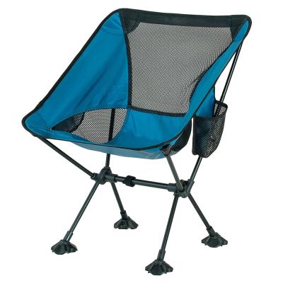 China Portable & folding prevent leg feet sink in sand ultralight camping chair with big feet folding chair with carry bag for sale