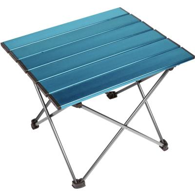 China Portable & folding 4 position anti-skid stopper aluminum ultralight folding table for outdoor BBQ patio camp use for sale