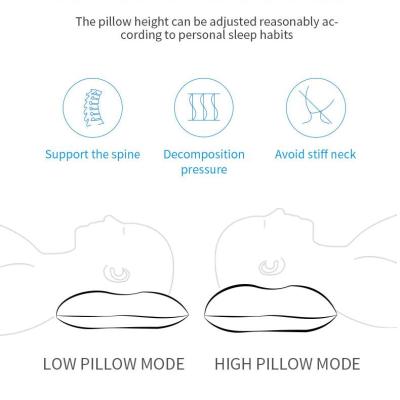 China Original Factory Portable Folding Inflatable Self Inflating Pillow Travel Inflatable Pillow TPU Ultralight Pillow for sale