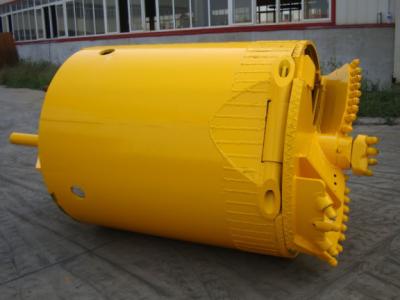 China Double Bottom H800mm 25 Tons Rock Drilling Bucket for sale