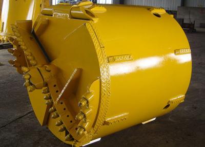 China 1000mm Rock Drilling Bucket Double Bottom And Double Opening for sale