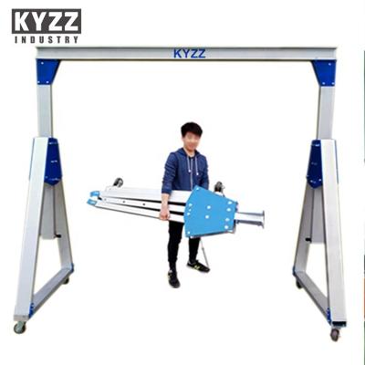 China Portable Aluminum Gantry Crane LT1 Model Small Light Duty Mobile Gantry Crane for sale