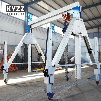 China mini small gantry crane aluminum telescopic gantry crane price for sale