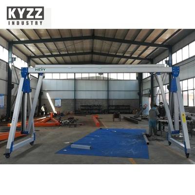 China Aluminum Lifting Gantry Crane 500kg 1000kg 2000kg 2500kg Gantry Crane Marble Granite for sale