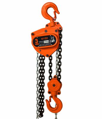 China Lifting Goods 1 2 3 5 10 Essentials Ton Chain Pulley Block Hoist for sale