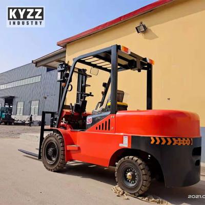 China Hotels 2 2.5 3 3.5 5 Ton 2.5ton 3ton 3.5ton 5ton 2000kg Internal Combustion Forklift Four Wheel Drive Diesel Type for sale