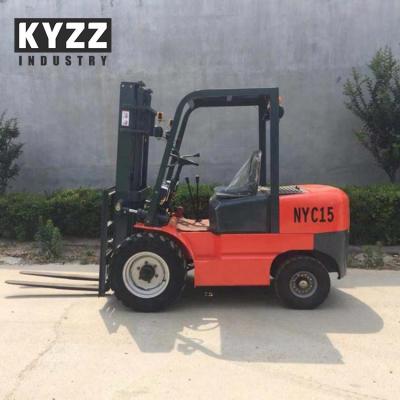 China Hotels Diesel Fork Side Lift Truck 1.5 1ton 1.5ton 2ton 2.5ton 3ton 3.5ton 5ton 2 2.5 3 3.5 Ton Forklift for sale