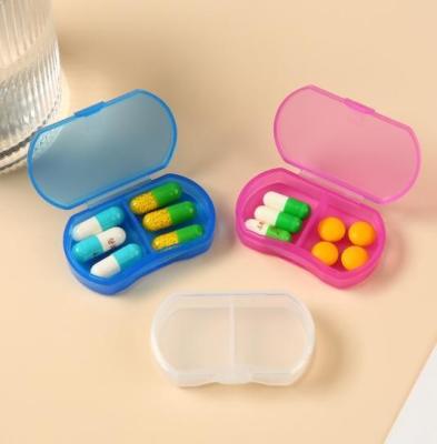 China Plastic Medicine Storage Box Mini Portable Pill Box Case Dispenser Organizer for Travel for sale