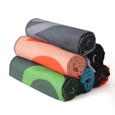 China Custom Printed Logo Microfiber Gym Towel for Sport Double Sided Fleece Quick Drying Sweat Absorption Golf Sport Towel for sale