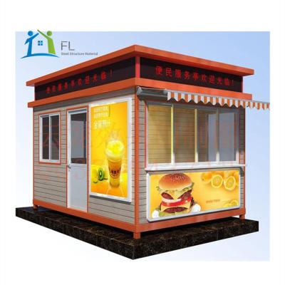 China Wheel Container Bar Mobile Shipping Container Bar Restaurant Cafe Food Kiosk Modern Mobile Shipping Container Bar Food Kiosk for sale