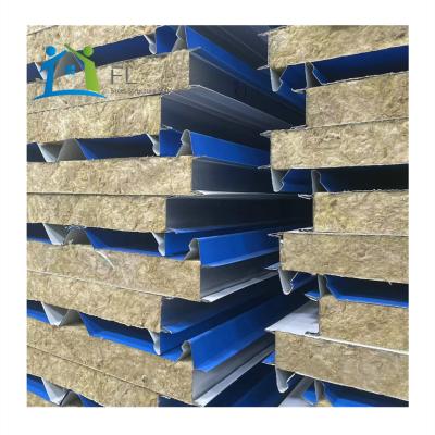 China Modern Factory Panel Structure Durable Container Housing Building Materials Rock Wool Sandwich Panel / EPS for sale