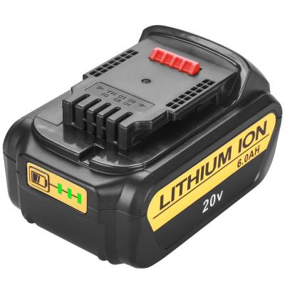 China Power Tools 20V 6000mAhli-ion Power Tool Battery For Dewalts DCB180 DCB181 DCB182 DCB201 DCB201-2 DCB200 DCB200-2 DCB204-2 L50 Cordless Saw for sale