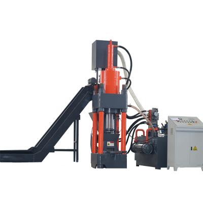 China Metal chips/hydraulic chips briquetting press machine/turnings Y83-315 for aluminum copper steel small scrap for sale