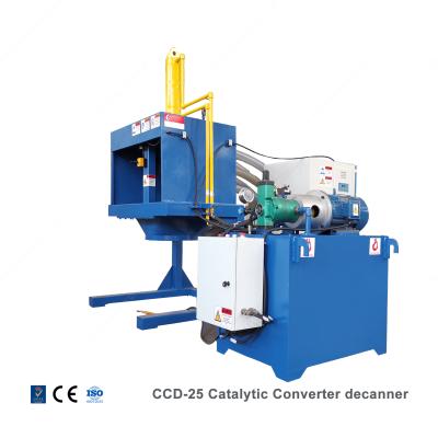 China Factory Hydraulic Catalytic Converter Decanner Metal Scrap Recycling Shear Machine For Scrap Car for sale