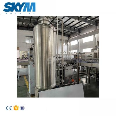 China Small 1000L Soft Drink Filling Machine With Plate Heat Exchanger for sale