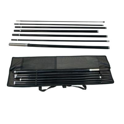 China Flexible Carbon Beach Compound Flag Poles for sale