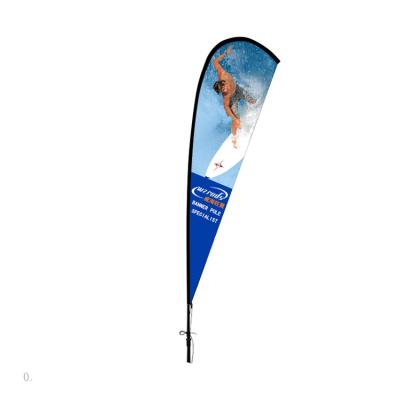 China High Quality FLYING Teardrop Outdoor Flag, Teardrop Beach Flag For Advertising for sale